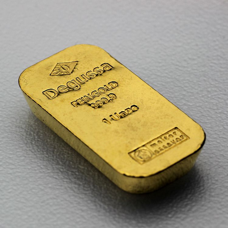 oz Gold Sargbarren Degussa von H+M oz Gold Sargbarren Degussa Neuprägungen von Heimerle+Meule