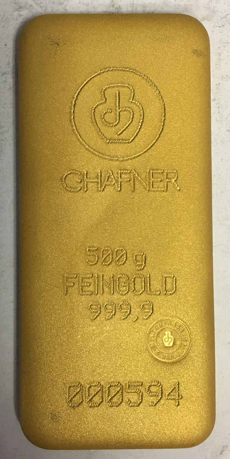 C.Hafner Goldbarren 500g C.Hafner Goldbarren 500g