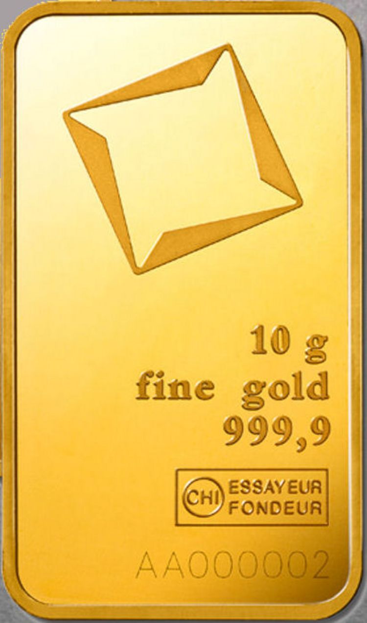 10g Gold Valcambi