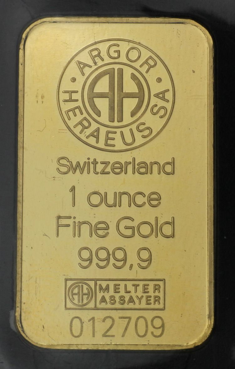 1oz Gold Argor-Heraeus