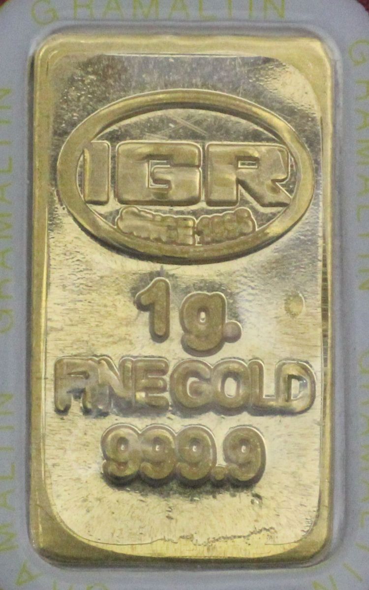 1g Goldbarren IGR Istanbul