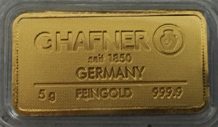 5g Feingoldbarren C Hafner 5g Feingoldbarren C Hafner