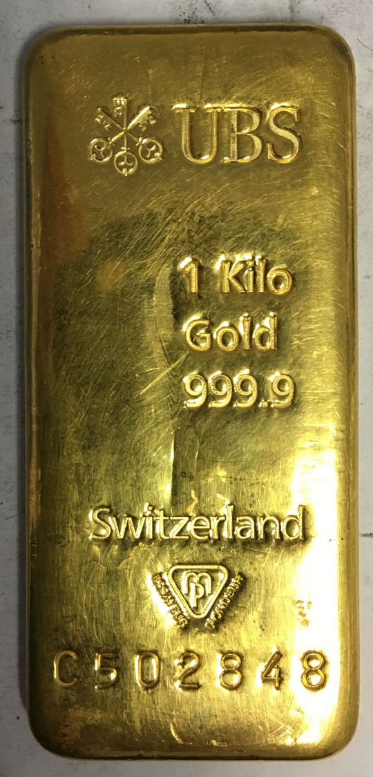 1kg Goldbarren UBS MP