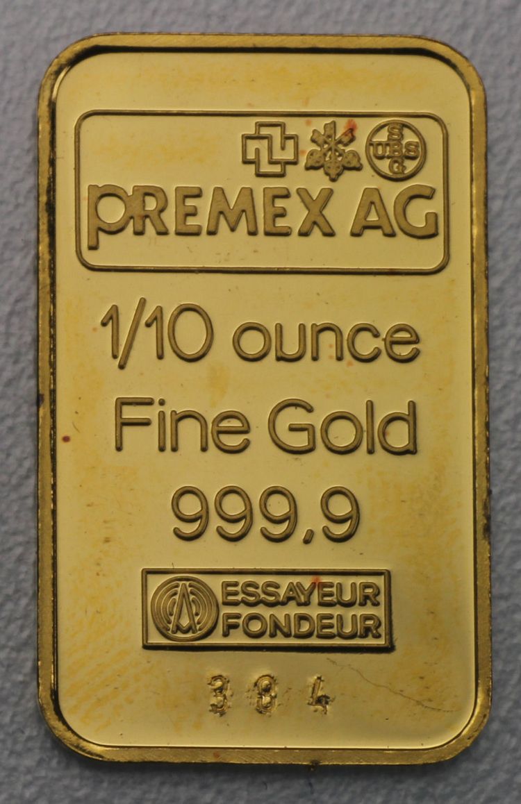  Premex AG Goldbarren
