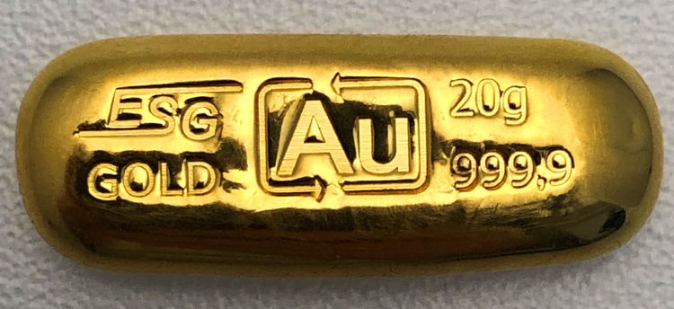 20g ESG Gußbarren Feingold