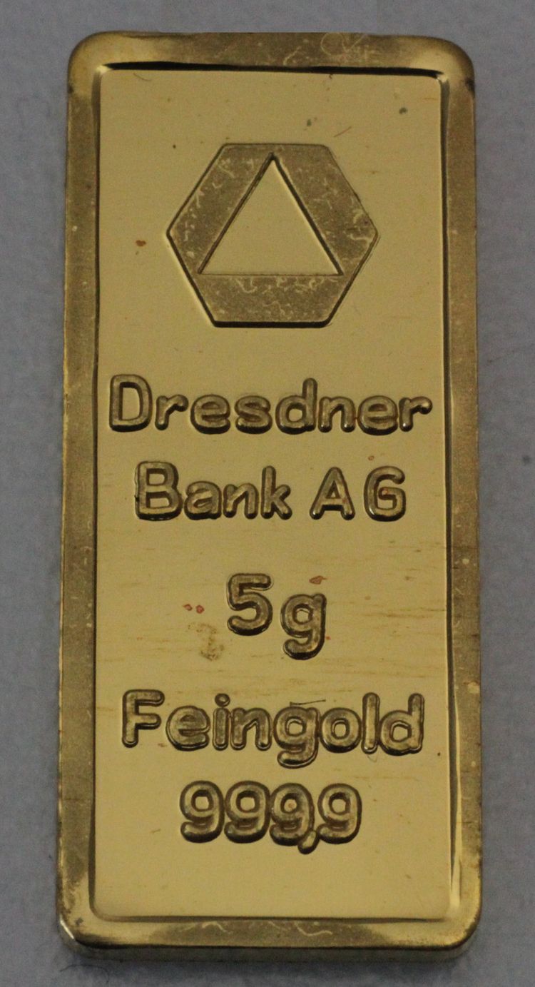Gold Dresdner Bank