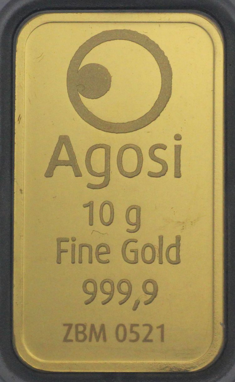 10g Goldbarren AGOSI 10g Goldbarren AGOSI