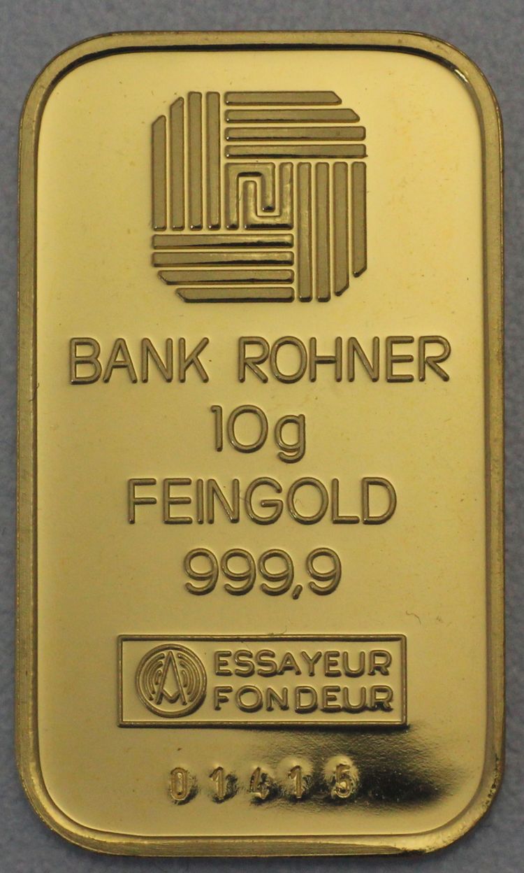 10g Feingold Bank Rohner 10g Feingold Bank Rohner