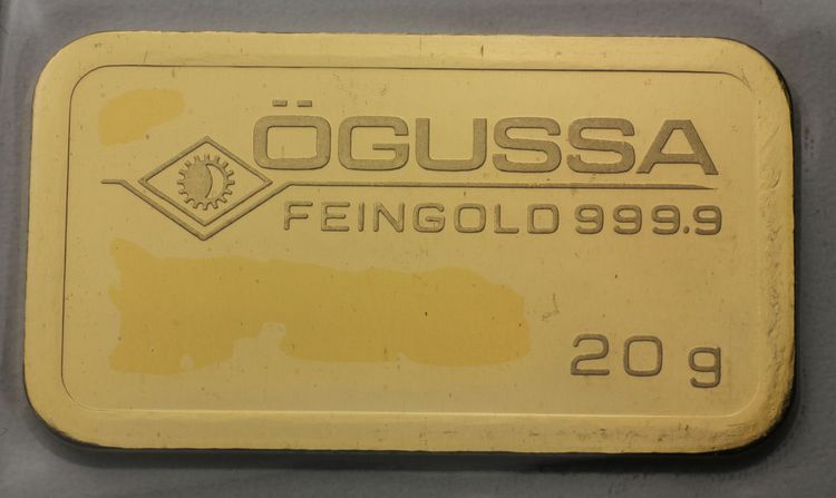 20g Ögussa Goldbarren