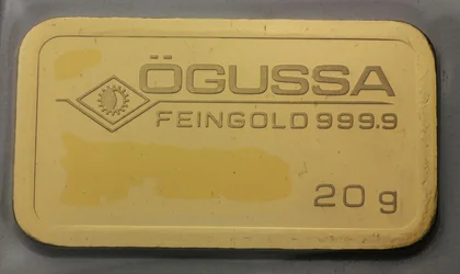 20g Ögussa Goldbarren