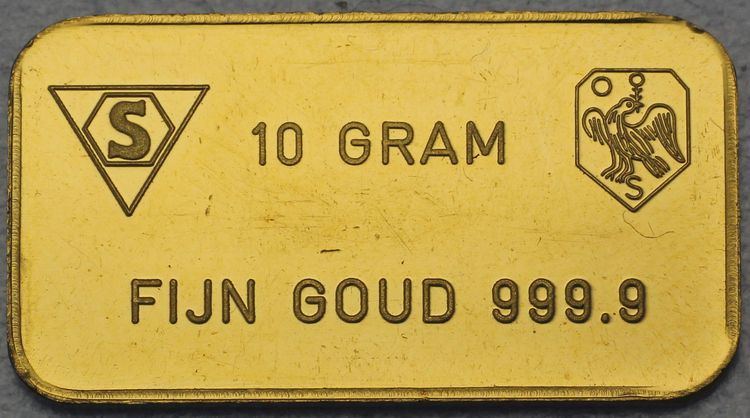 10g Barren Fijn Goud Schöne Edelmetall Amsterdam