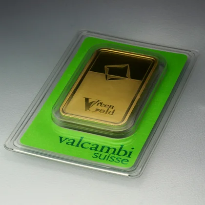 Green Gold Goldbarren