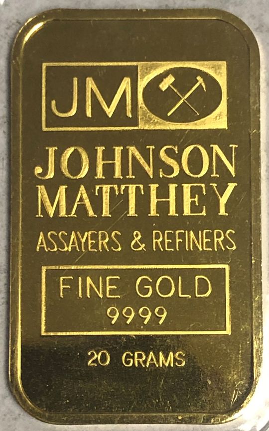 20g Goldbarren JM Fine Gold