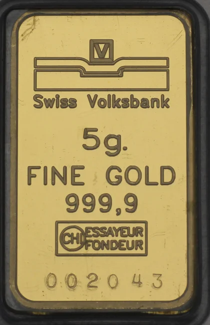Swiss Volksbank Goldbarren 5g