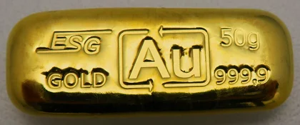 50g ESG Gußbarren Feingold