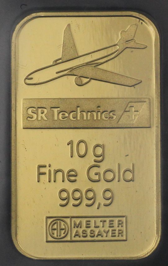 10g Goldbarren SR Technics