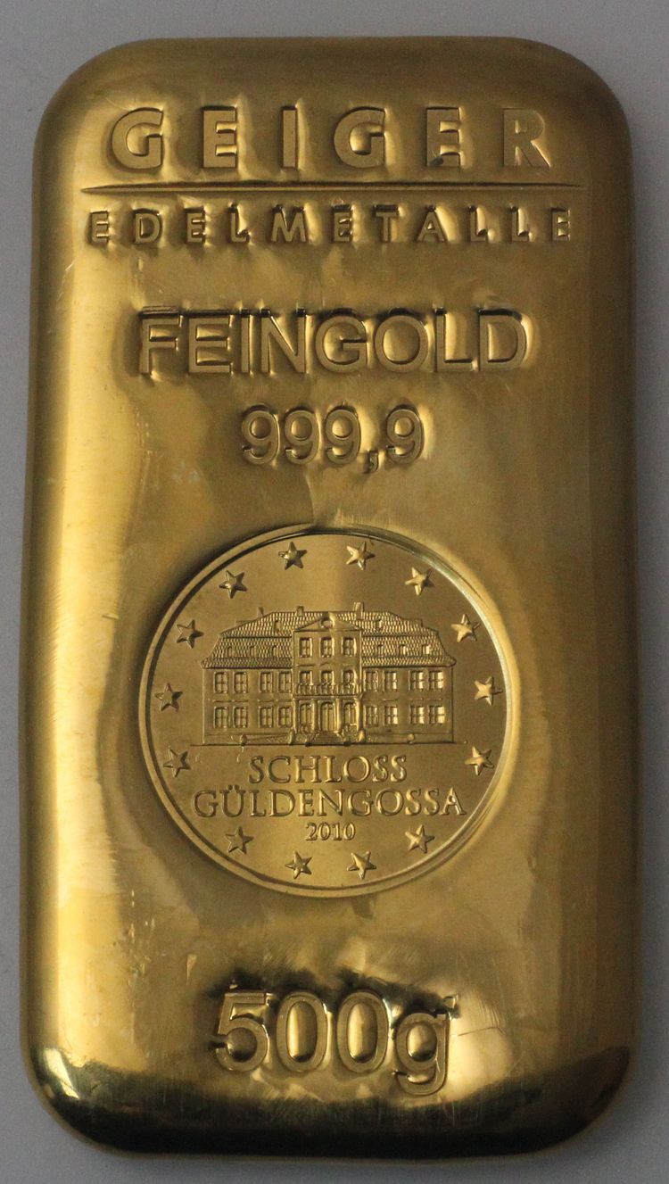 500g Goldbarren Geiger Edelmetalle