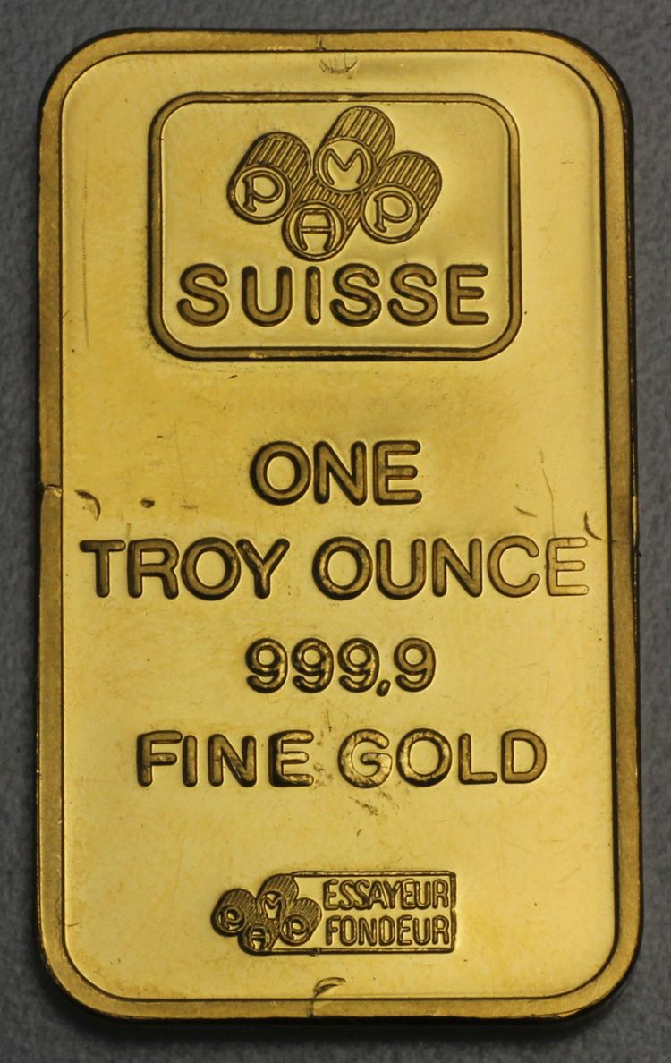 1oz Goldbarren Pamp