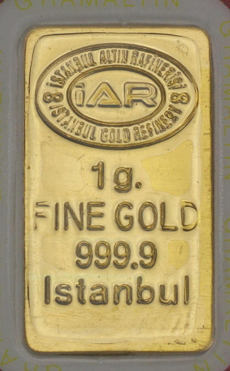 1g Goldbarren IAR Istanbul