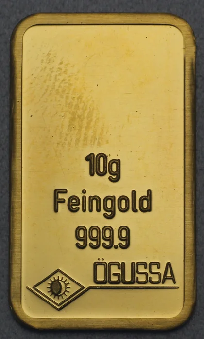 10g Ögussa Goldbarren