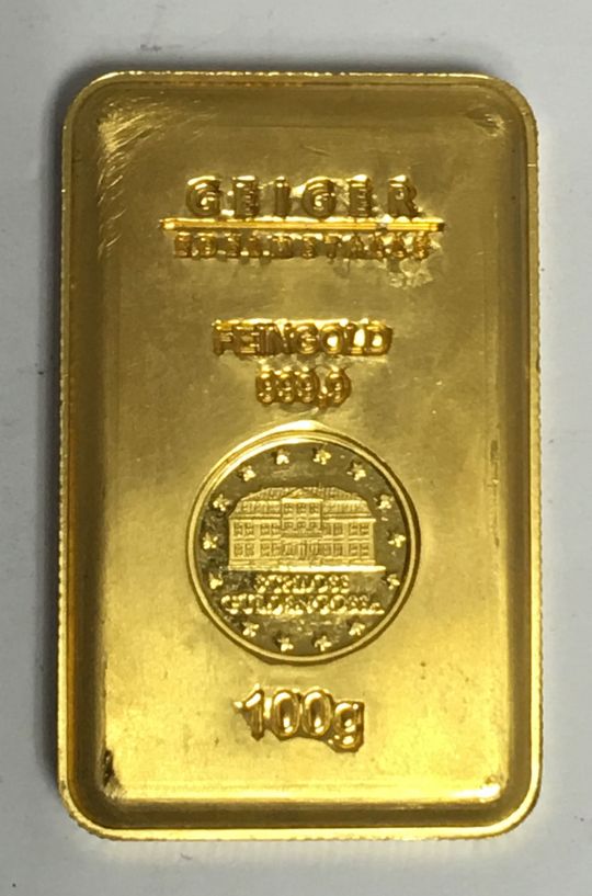Geiger Edelmetalle Security Line Goldbarren 100g