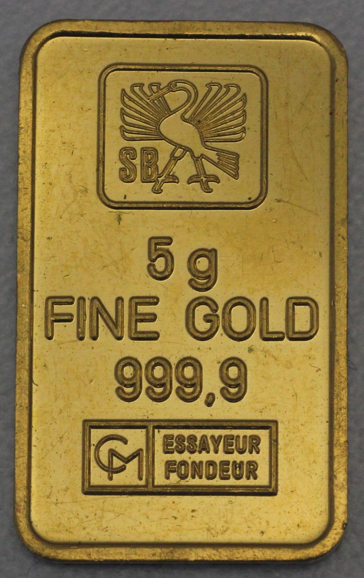 5g Goldbarren SB