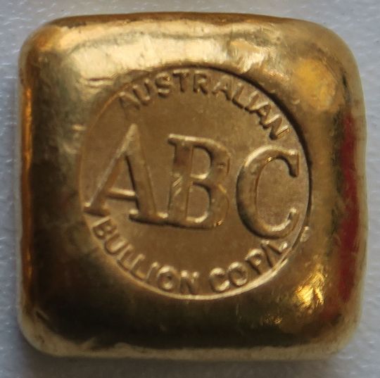 1oz Goldbarren ABC Australien Typ 1
