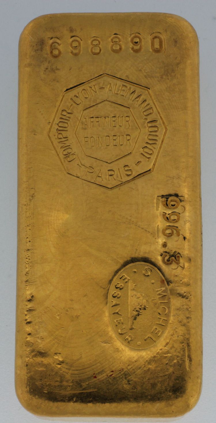 1000g Goldbarren Frankreich