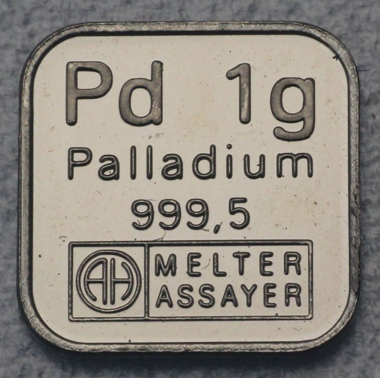 1g Palladiumbarren AH aus Multicard