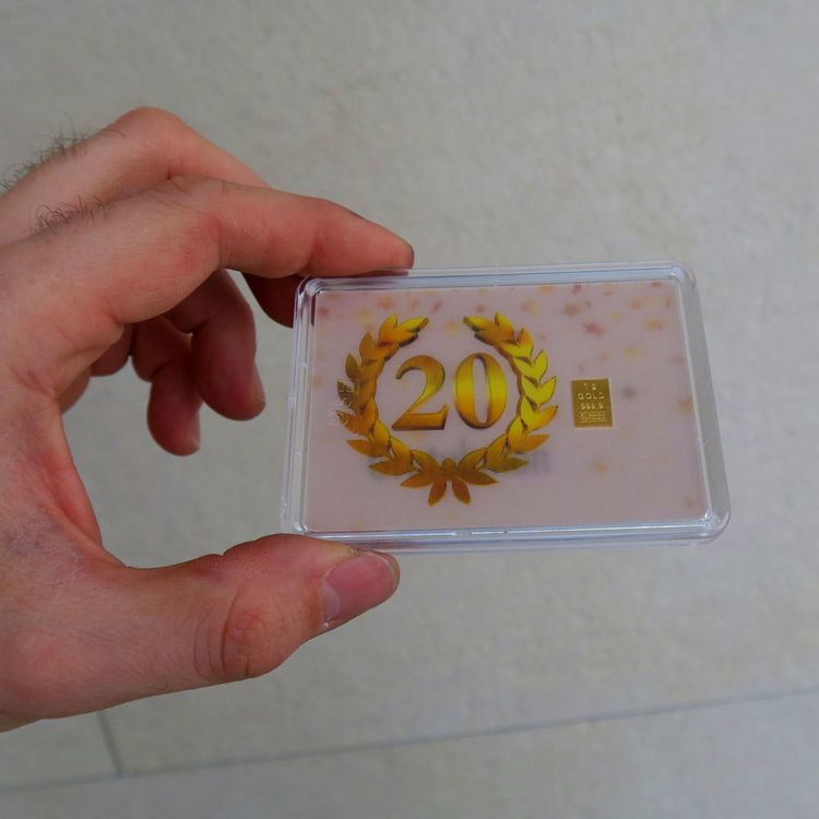 Gold zum 20 Jährigen Jubiläum Gold zum 20 Jährigen Jubiläum