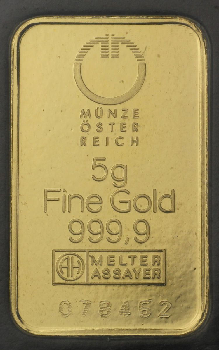 5g Barren Münze Österreich