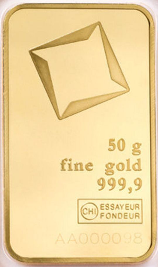 50g Gold Valcambi