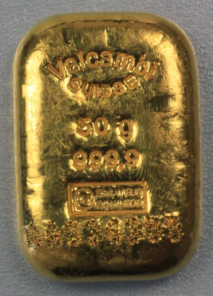 50g Feingold von Valcambi