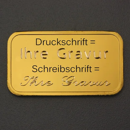 Mögliche Gravurschriften