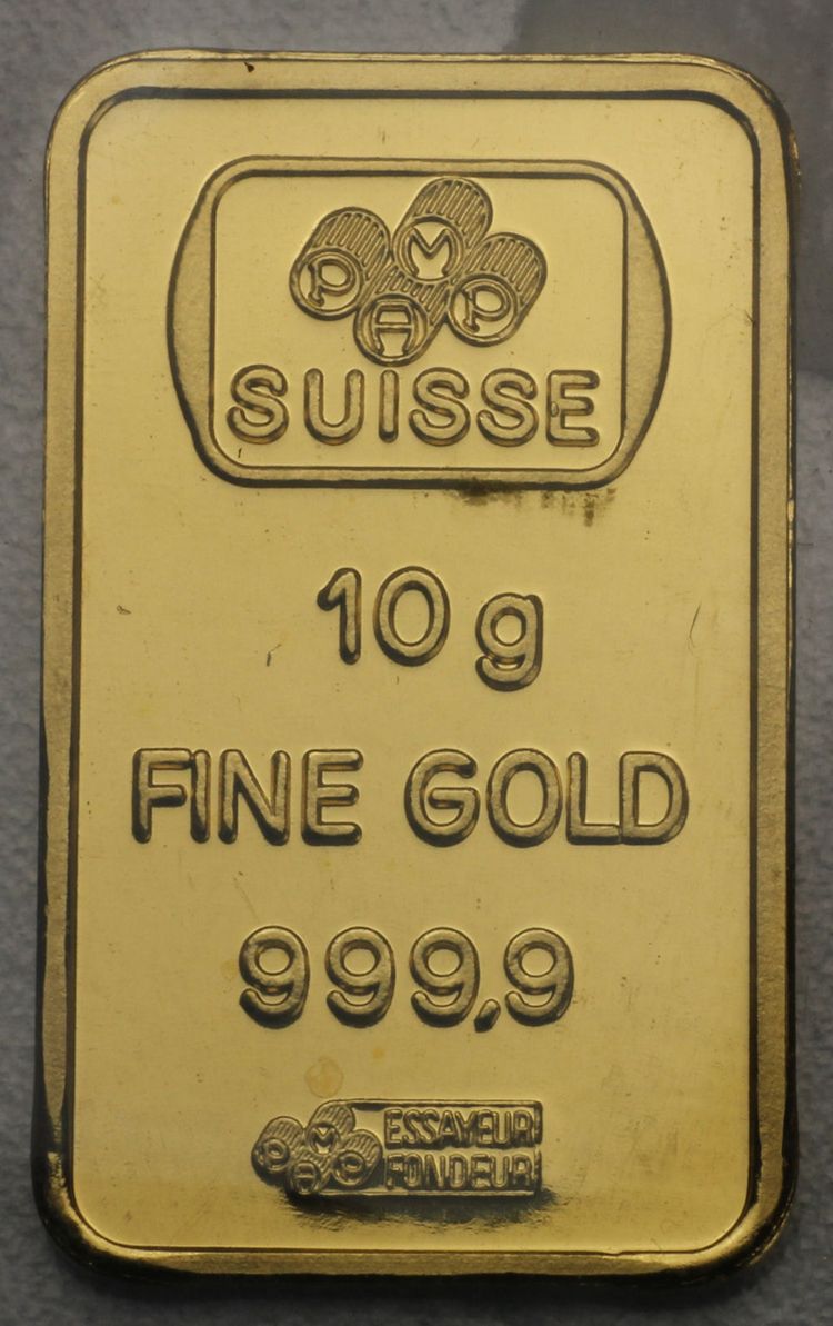 10 Goldbarren Pamp 10 Goldbarren Pamp