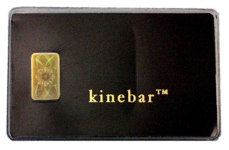 1g Kinebar Rückseite Eingeschweißter 1g Kinebar Rückseite
