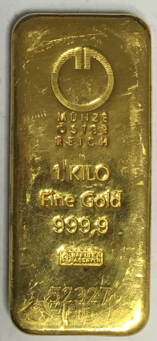 1kg Goldbarren Münze Österreich