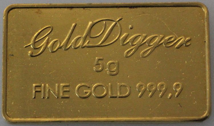 5g Goldbarren Gold-Digger