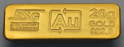 20g Sargbarren aus ESG Recycling-Gold