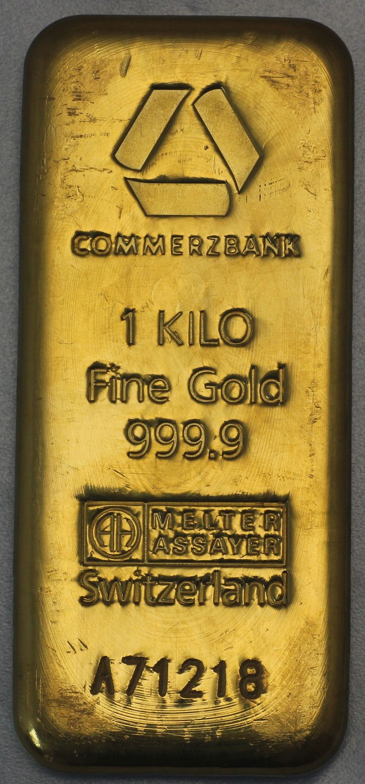 1kg Goldbarren Commerzbank