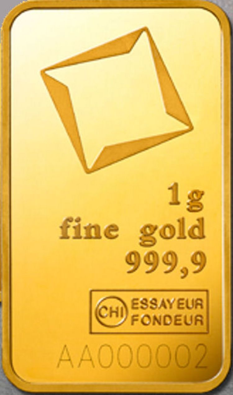 1g Gold Valcambi 1g Gold Valcambi