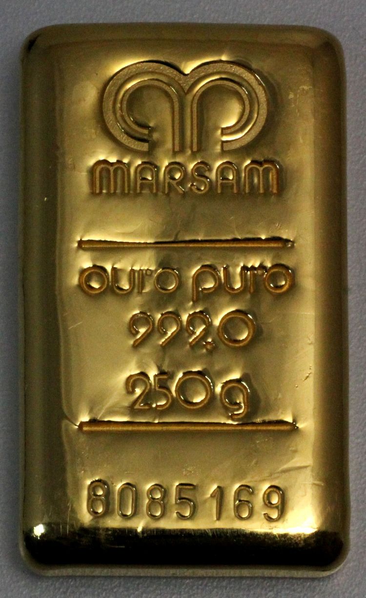 250g Goldbarren Marsam (Brasilien)