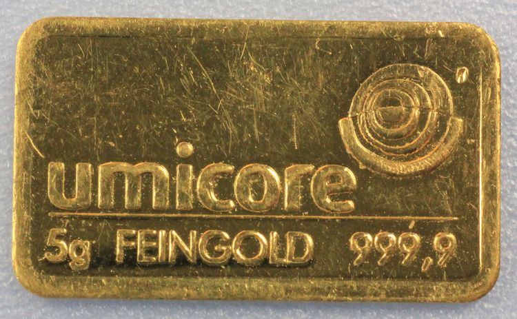 5g Goldbarren von umicore 5g Goldbarren von umicore