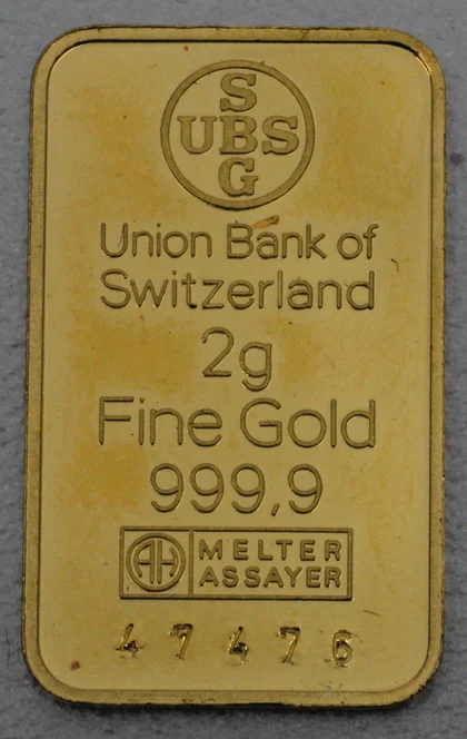 1g Goldbarren UBS