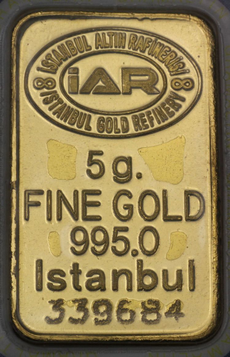 5g Barren Istanbul Altin Rafinerisi