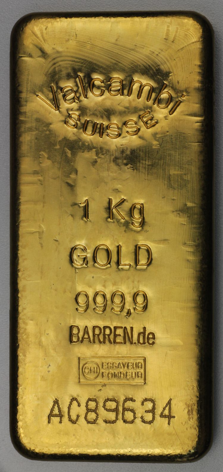 1kg Goldbarren Valcambi