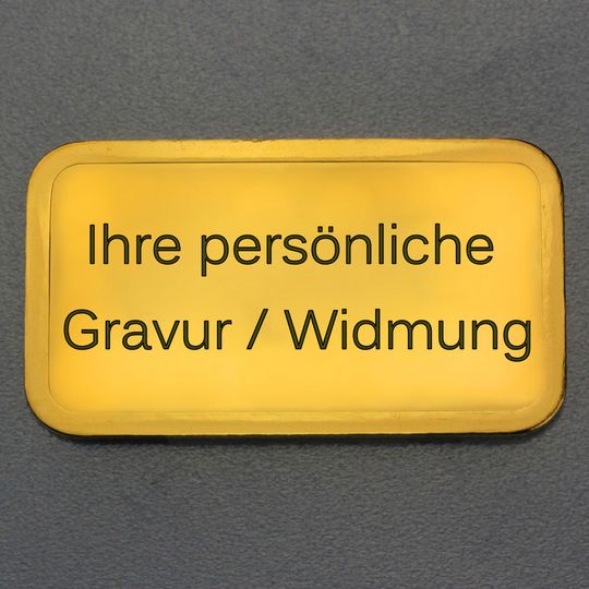 Barren als Hochzeitsgeschenk gravieren lassen