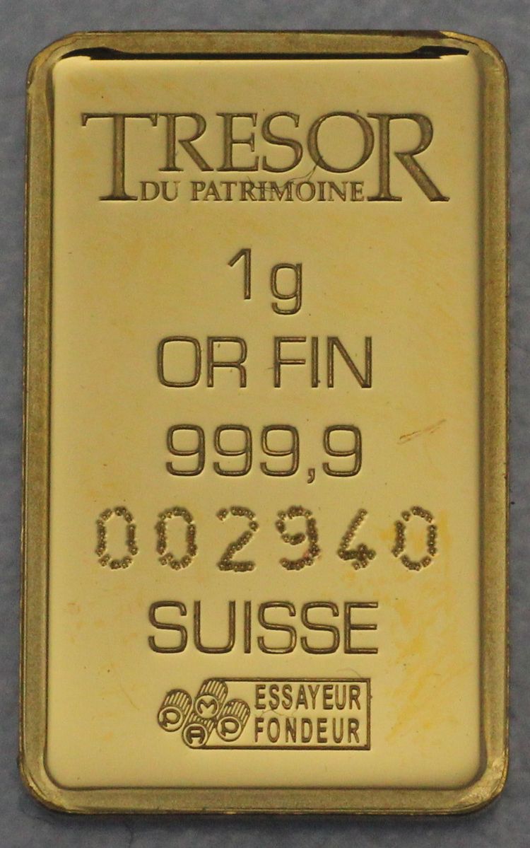 1g Gold Tresor Du Patrimoine