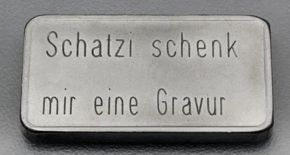 Gravierter Barren