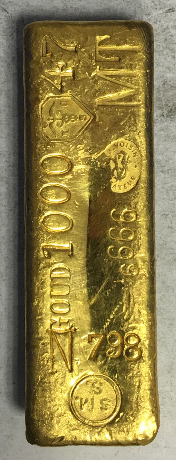 1kg Goldbarren SMS